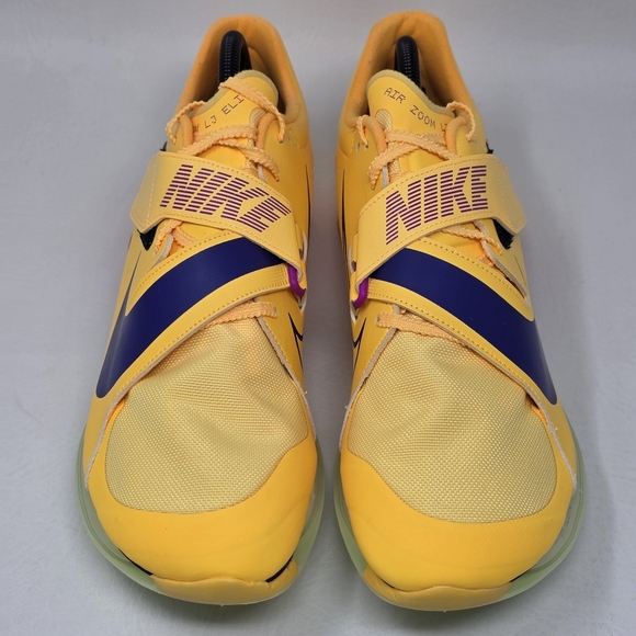 Nike Long Jump Elite Men\'s Size 11 Citron Pulse Indigo Burst Yellow FZ9326-800 main image 8